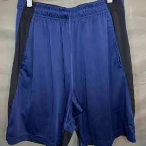 Men's Nike Large Navy Blue Basketball Shorts Sporty